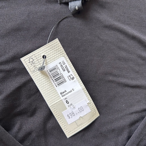 ✨NWT✨ River Island Black Midi Dress - Picture 5 of 5